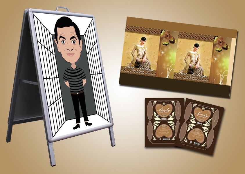 Paperbag, Packaging & Vector Face Kursus Komputer, Desain Grafis, Adobe Illustrator, Paperbag, Vector Face, Packaging
