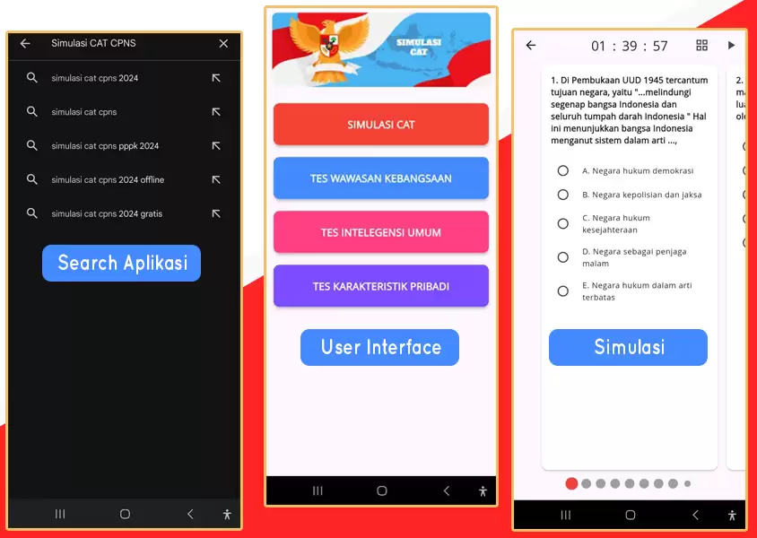 Simulas CAT Versi Mobile