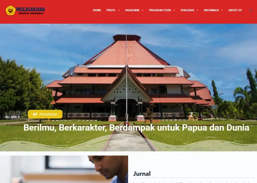 Tugas Akhir Website Pascasarjana Universitas Cenderawasih (Uncen) Tugas akhir pembuatan website Pascasarjana Universitas Cenderawasih menggunakan CMS WordPress oleh Nine Rante
