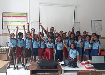 Pelatihan Office, Desa Jagapati, Training Siswa
