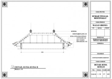 Detail Kuda-kuda Atap