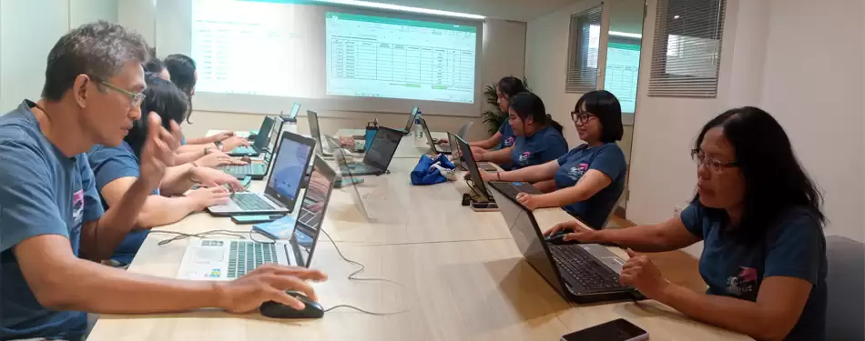 Pelatihan Excel Staf Waterbom