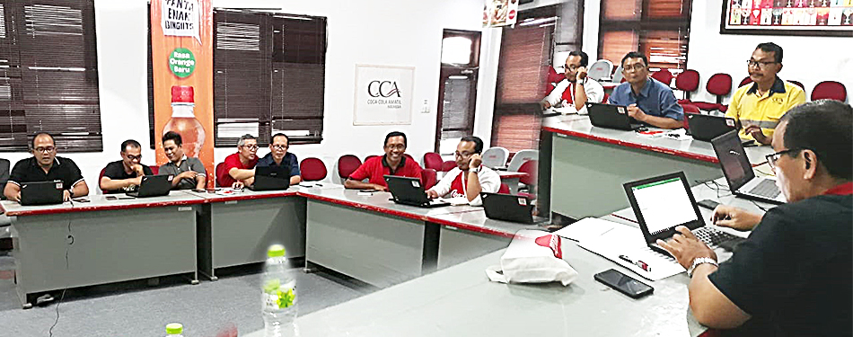 Pelatihan Excel, Pelatihan Excel Staf Coca Cola Amatil